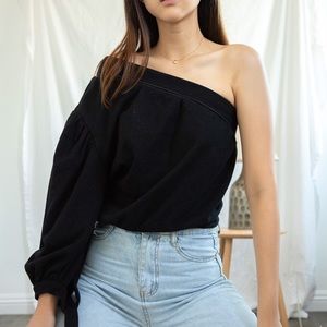 House of Sunny One shoulder top